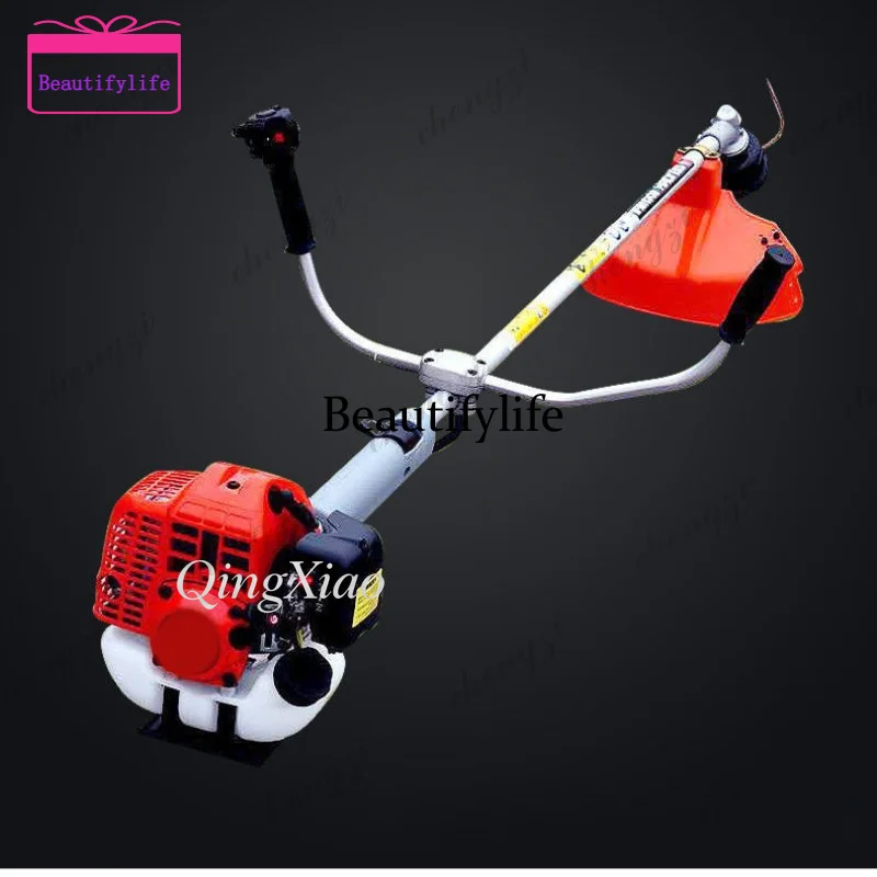 a55   High Power Brush Cutter Two‑stroke Side Mounted Multifunctional Grass Weeding Machine  Garden Orchard Farmland Grass