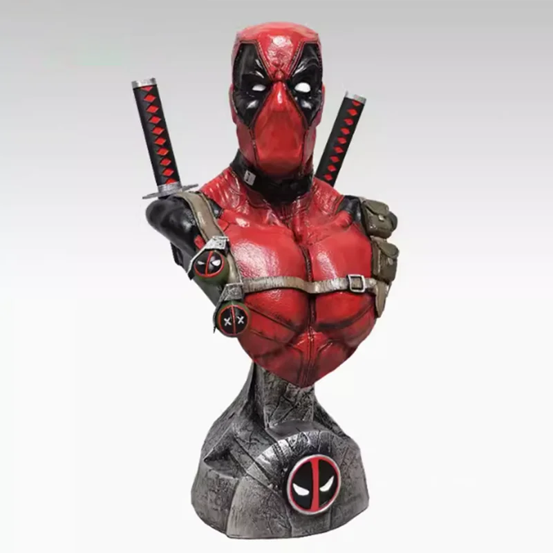 

Deadpool do Marvel hero film and animation surrounding model bust resin sculpture birthday gift, suitable for friends gifts