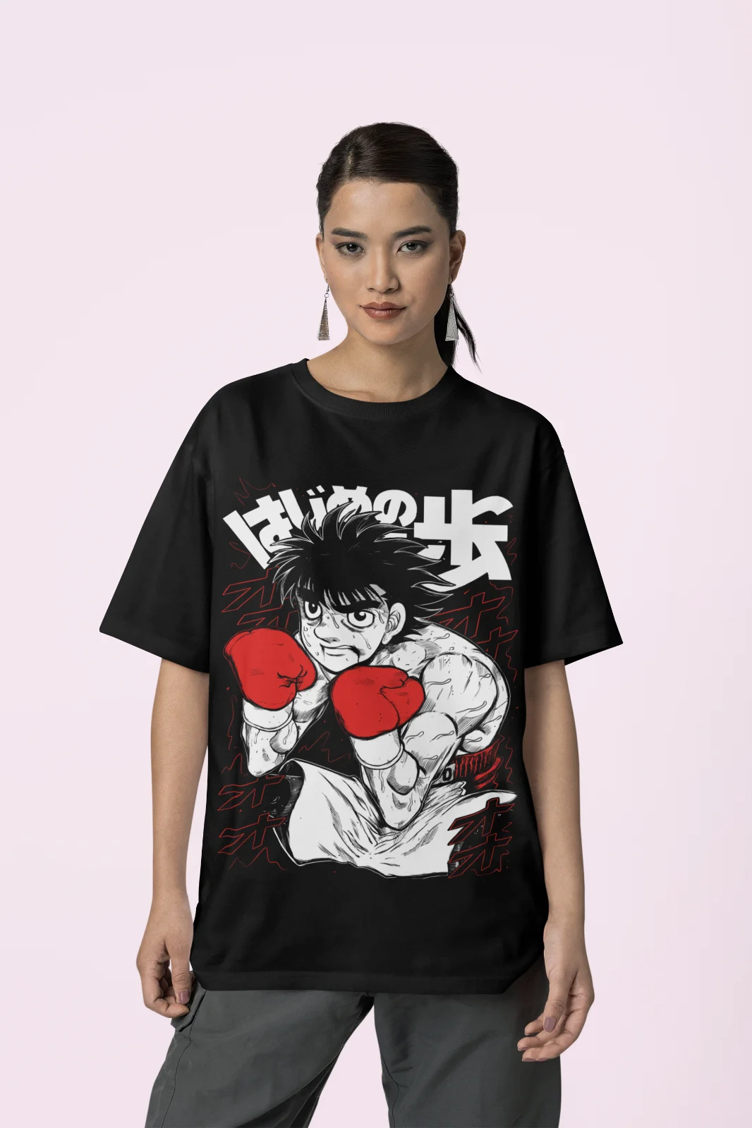 Hajime No Ippo T-Shirt Unisex Kamogawa Boxing Gym Crew Ippo Makunouchi Kbg,Manga