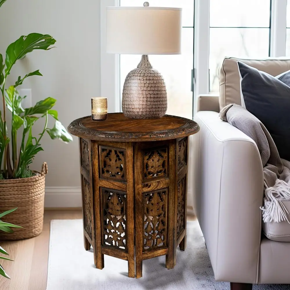 Vintage Boho Folding Table 2
