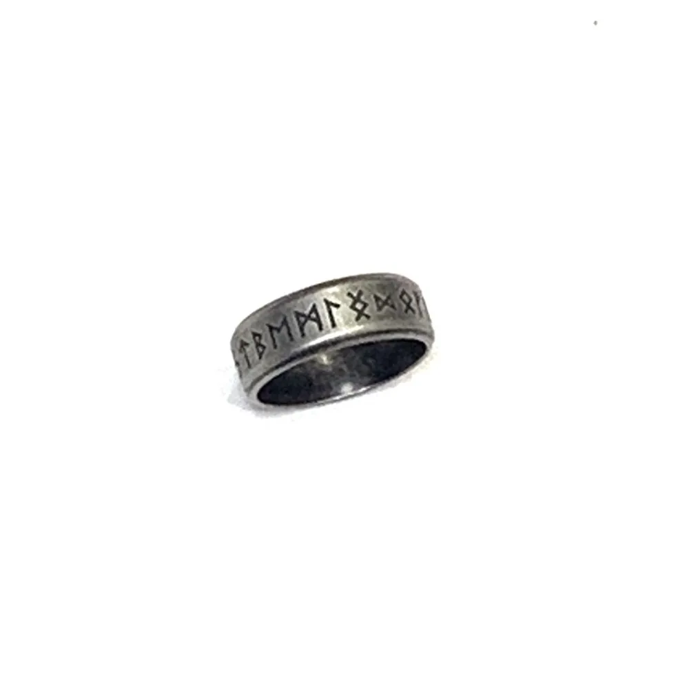 Europe and The United States New Vintage Viking Rune Ancient Ring Men's Fashion Trend Retro Punk Party Accessories Jewelry Gifts image 4