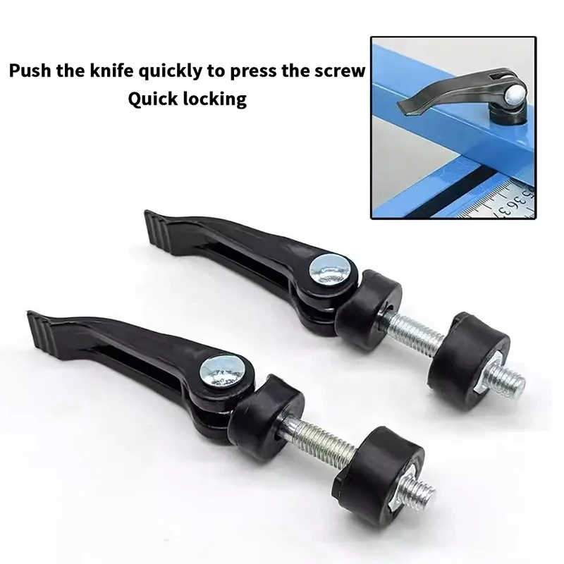 High Quality Quick Press Screw Attaching Clamp 6mm Thread Lawn Mower Handle Knobs Nut Bolt Lawn Mower Push Cutter Accessories