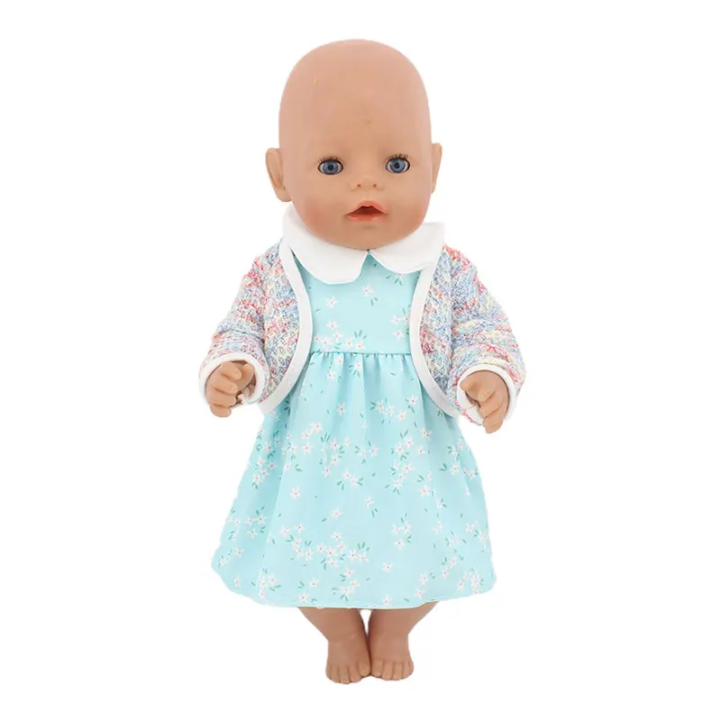 New Fashion Dress Wear For 43cm Baby Doll 17 Inch Born Babies Dolls Clothes And Accessories, Balloon not included