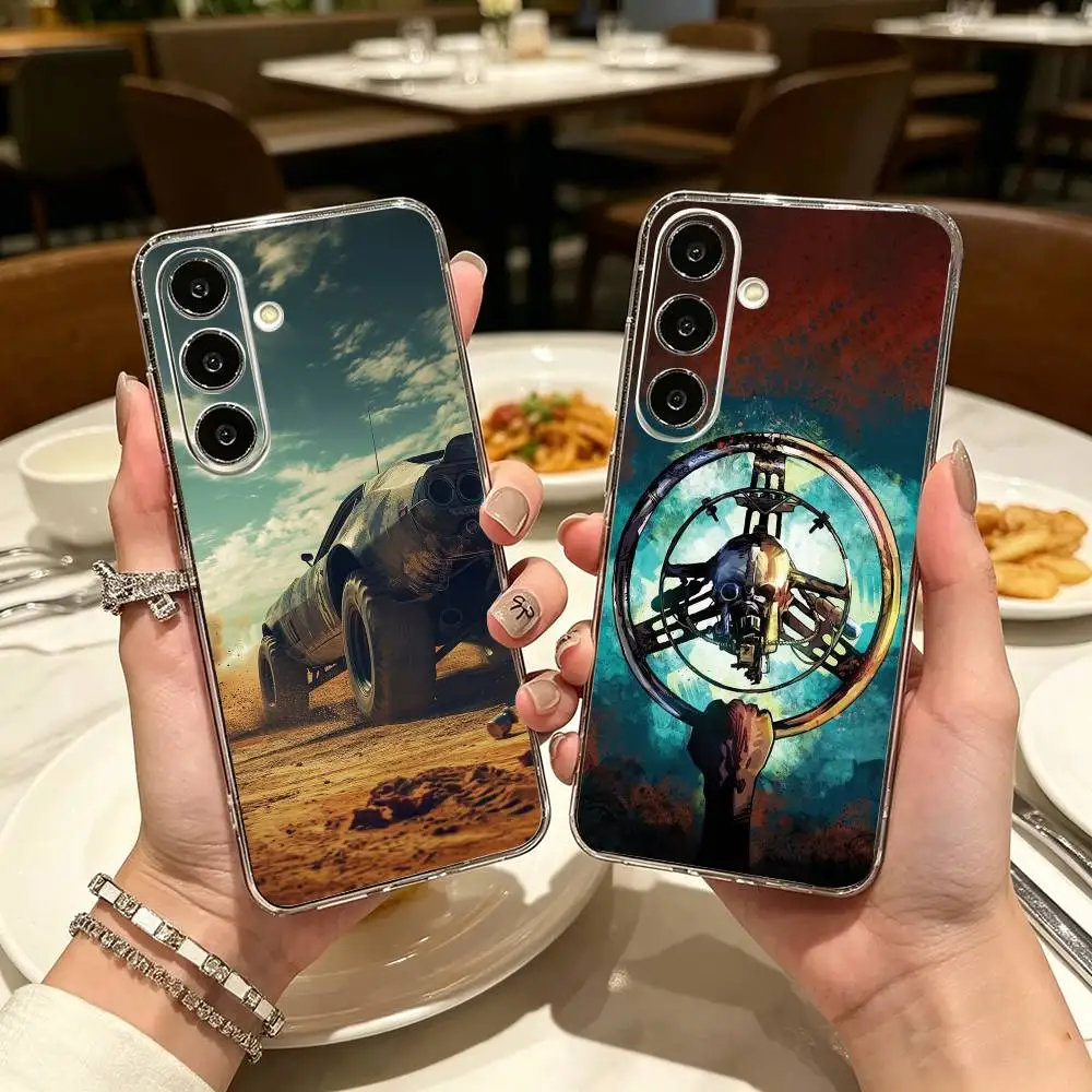 Crazy M-Mad M-Max Movie Clear Phone Case for Samsung A71, A70, A52, A51, A40, A30, A20