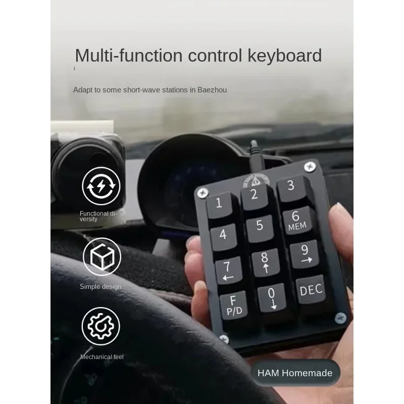 New FH-2 Shortwave Radio Multi-function Remote Control Keyboard for Yaesu FT-891 FT-991 FT-710 FTDX-10 FTX-101D  FTDX-101MP