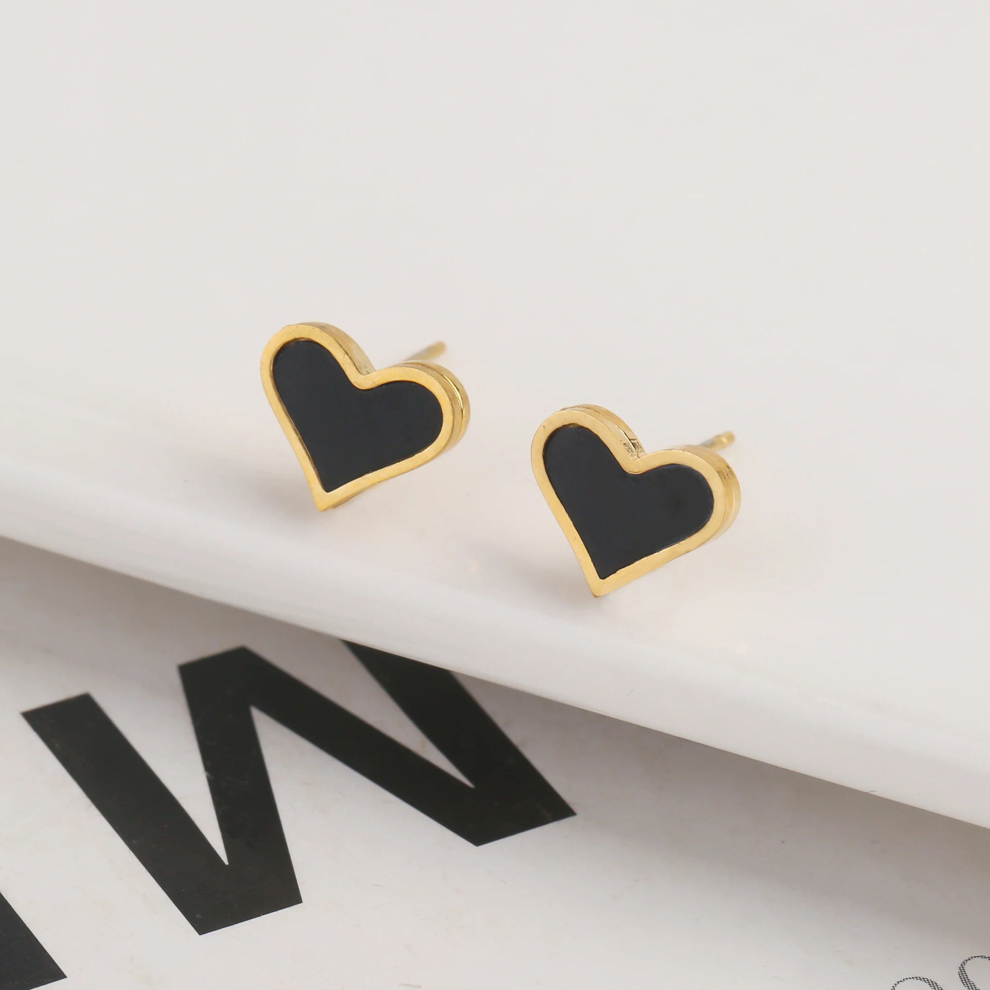 Heart Shaped Creative New Design Shell 316L Electroplated Stainless Steel Cute Jewelry Set for Women Sweet Temperament