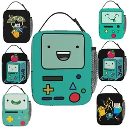 Anime BMO borsa termica per il pranzo borse da Picnic riutilizzabili borsa termica per il pranzo borsa per il pranzo per donna lavoro scuola per bambini