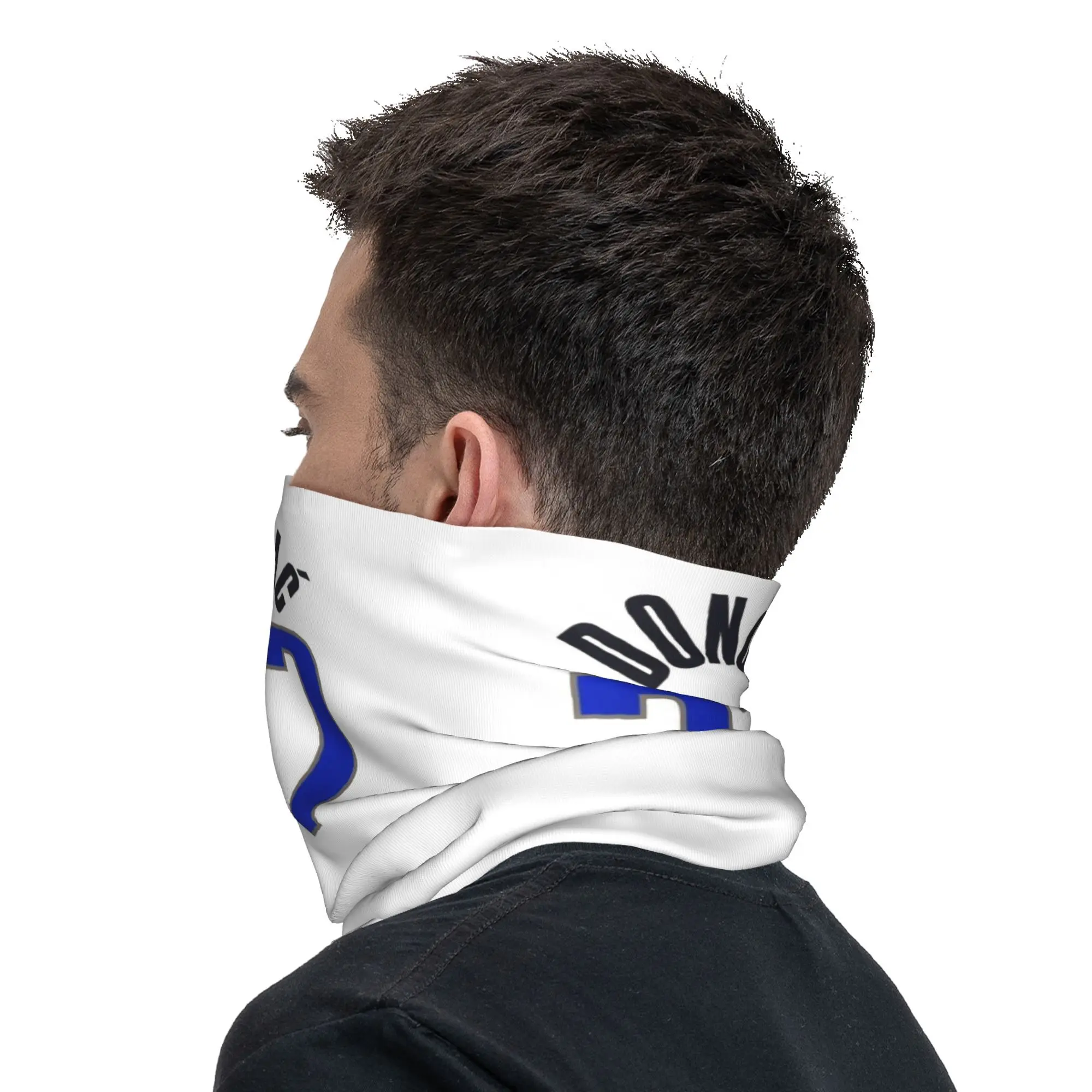 وشاح قناع مطبوع برقبة من Luka Doncic Bandana وشاح متعدد الاستخدام لركوب الدراجات والمشي لمسافات طويلة وصيد الأسماك للجنسين للبالغين طوال الموسم
