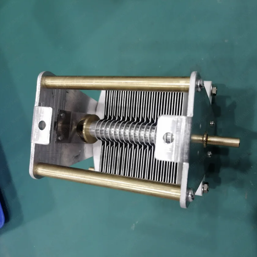 High-Power Air Variable Capacitor Semi-Handmade Air-Adjusted Capacitor Capacity 500P Capacitor 1000V