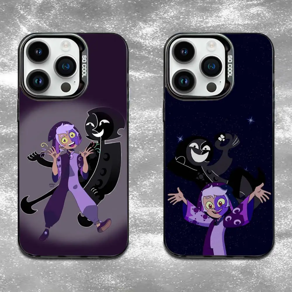 

The Owl House Phone Case For iPhone 16,15,14,13,12,11,Mini,Pro,E,MAX Black Candy Matte Shockproof Cover