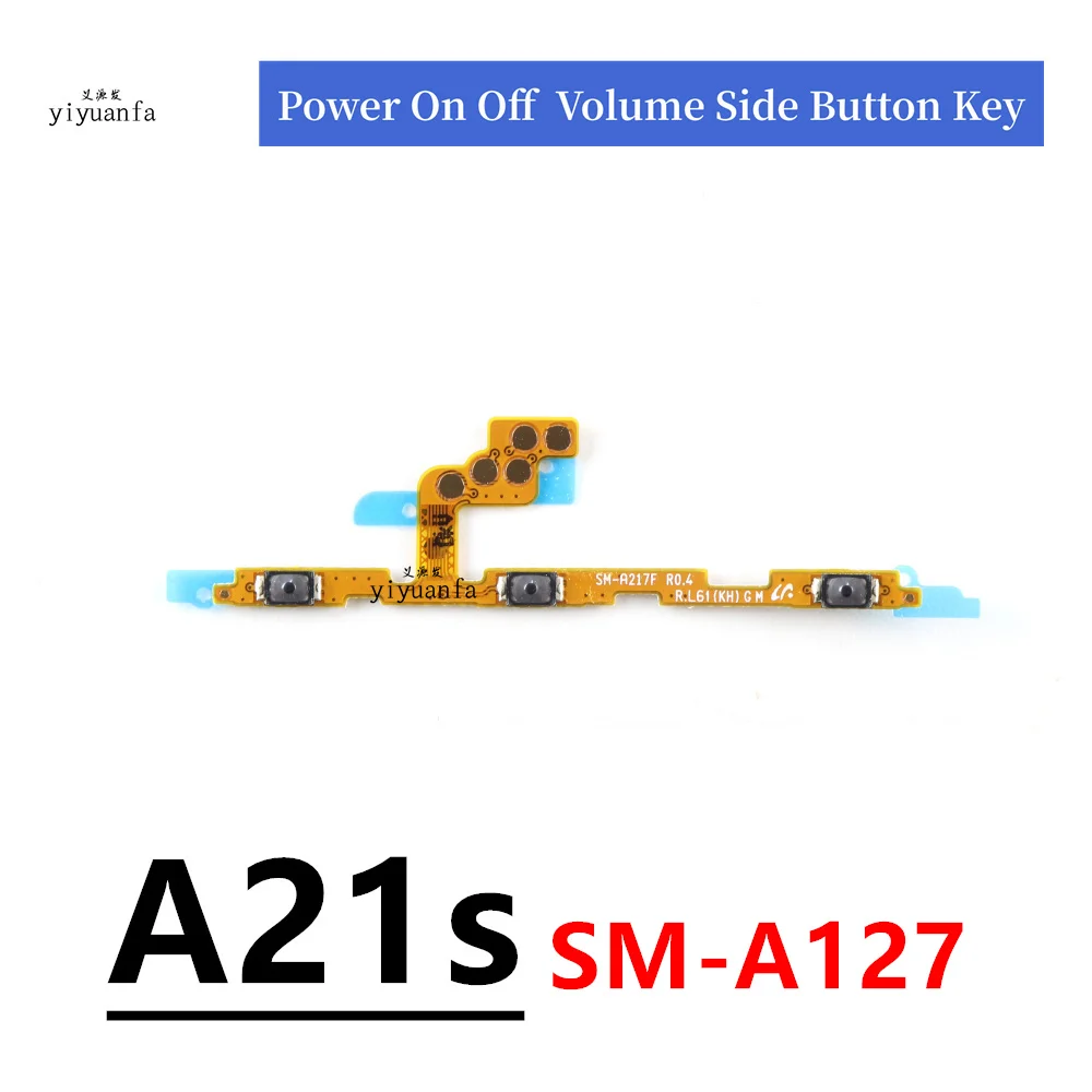 For Samsung Galaxy A21s SM-A217 A127F/DS Power ON OFF Mute Switch Control Key Volume Button Flex Cable