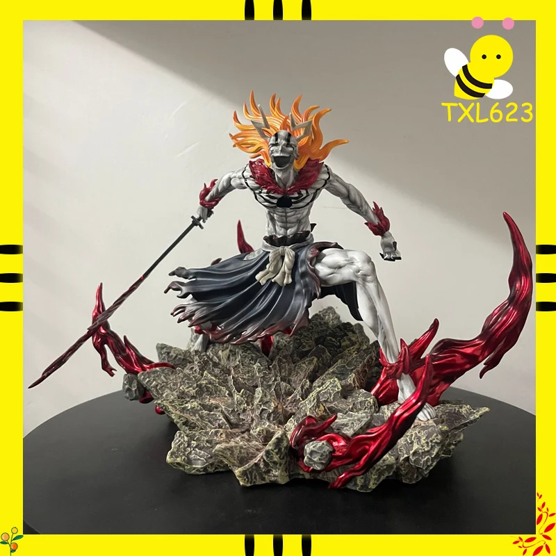 

Отбеливатель Ичиго полая фигурка 23 см аниме статуя Getsuga Tensho украшение для рабочего стола Коллекционная игрушка в подарок