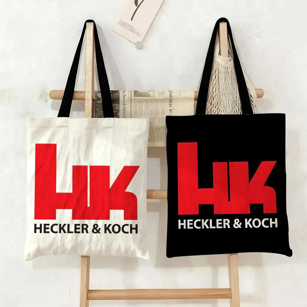 

anime H-heckler & K-koch Storage Bags Large Capacity Canvas Bag for Female Students To Hold Books Tote Mommy Bag