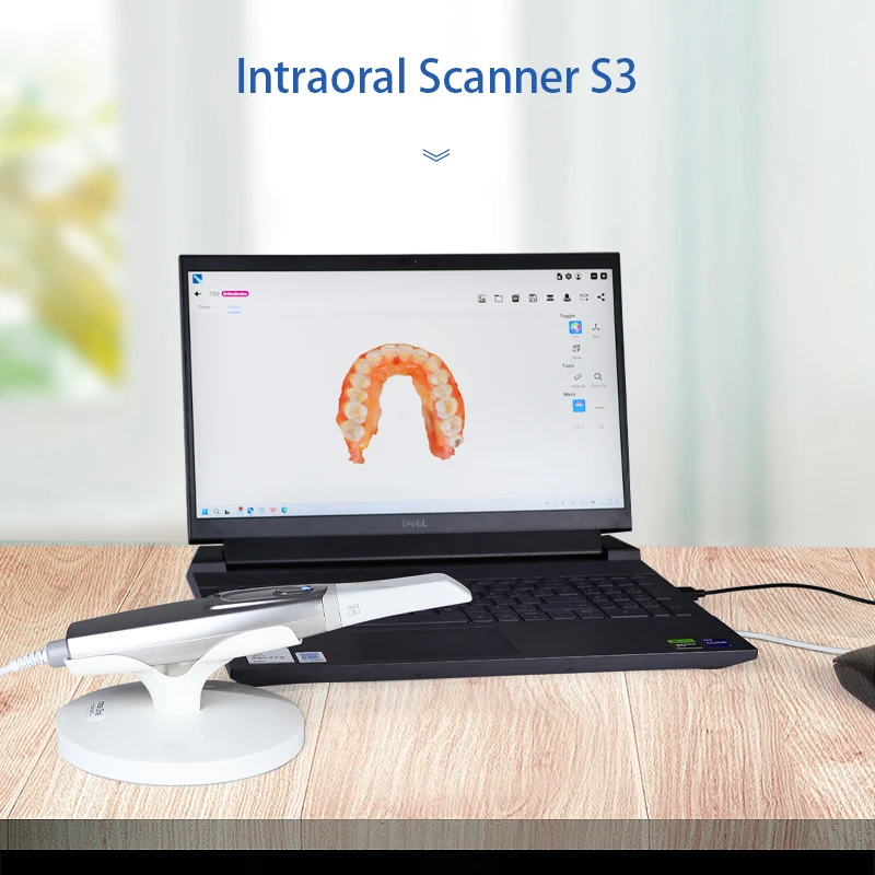 3D Digitale S3 Intraorale Scanner Al Scan Systeem X-Rays Scanner HD Camera Draagbare Tandheelkundige Unit Snelle Beeldvorming Ture Kleur