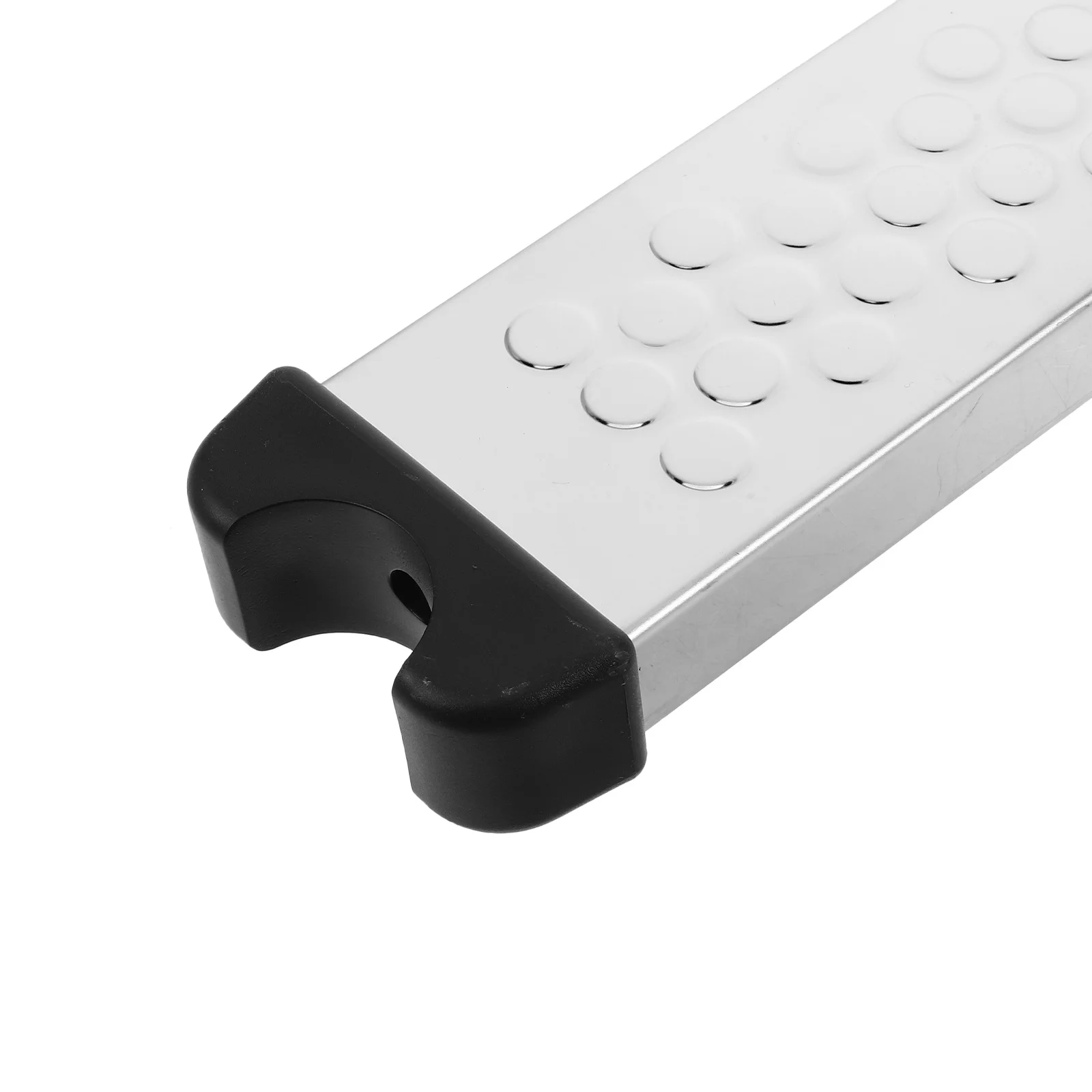 19.65 سلم حمام سباحة من الفولاذ المقاوم للصدأ عالي التحمل بدواسة مضادة للانزلاق لحمامات السباحة الداخلية فوق الأرض باللون الفضي