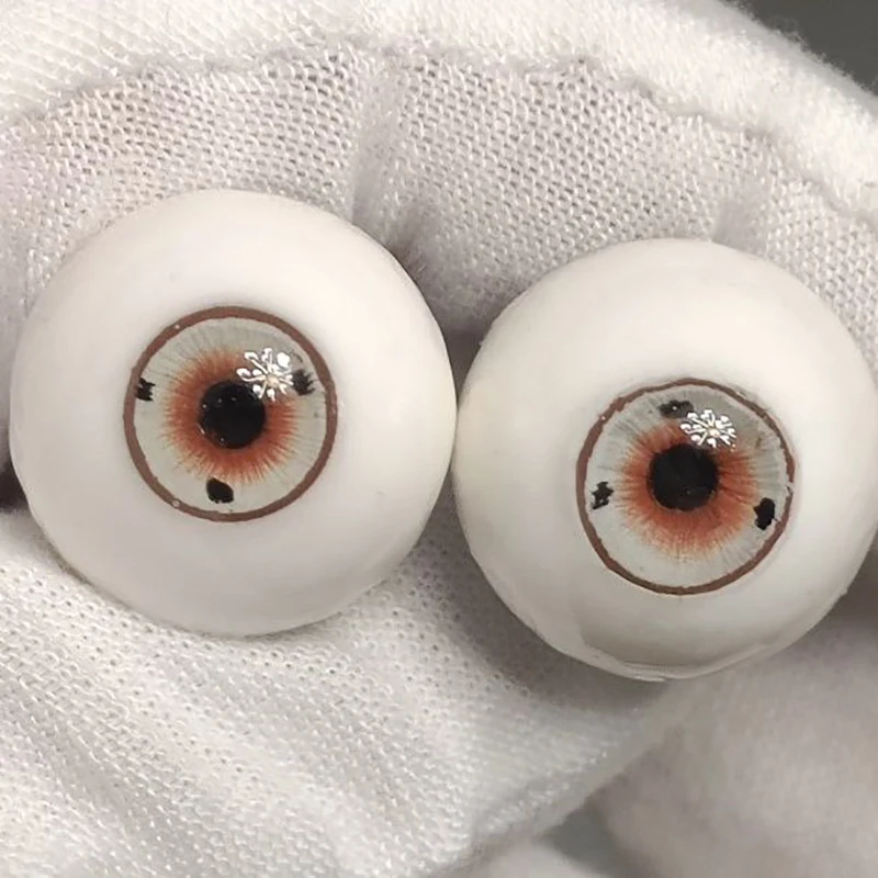 1pair New Doll Eyes 12/14/16/18mm for 1/4 1/6 Bjd Doll Plaster Handmade Stereoscopic Eye Diy Girl Toys Dress Up Doll Accessories