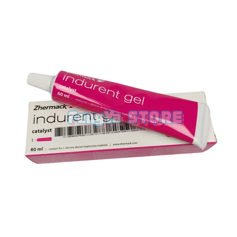 60ml/Tube Zhermack Indurent Gel Catalyst Dental Lab Silicone Rubber Impression Replication Material