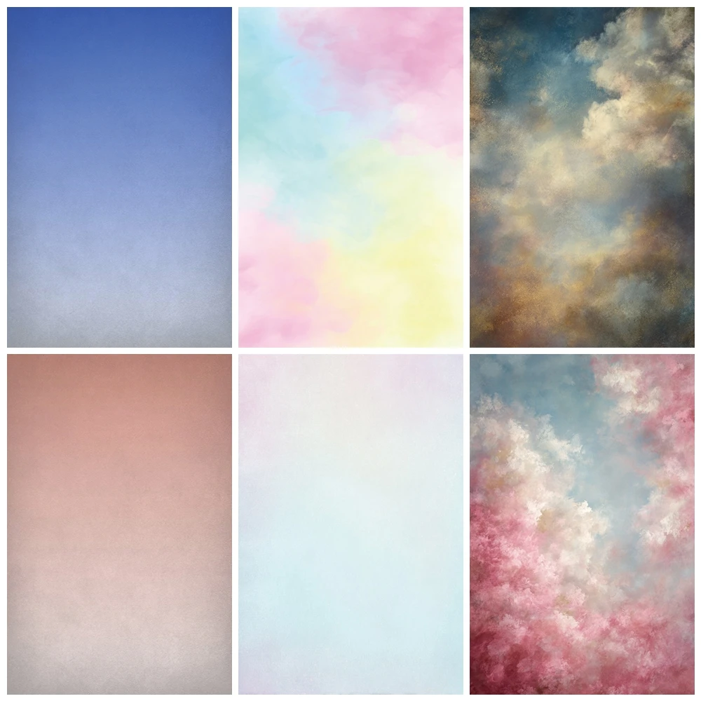 

MOON.QG Cloud Gradient Style Photographic Background Abstract Pink Textures Backdrop Accessories Photo Studio Accessories Props