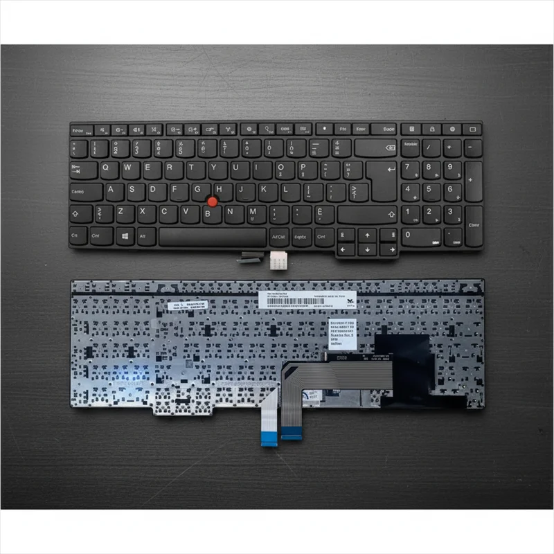 Teclado francês canadense CFR para Lenovo Thinkpad E550 E555 E560 E565 00HN002 00HN076 00HN039