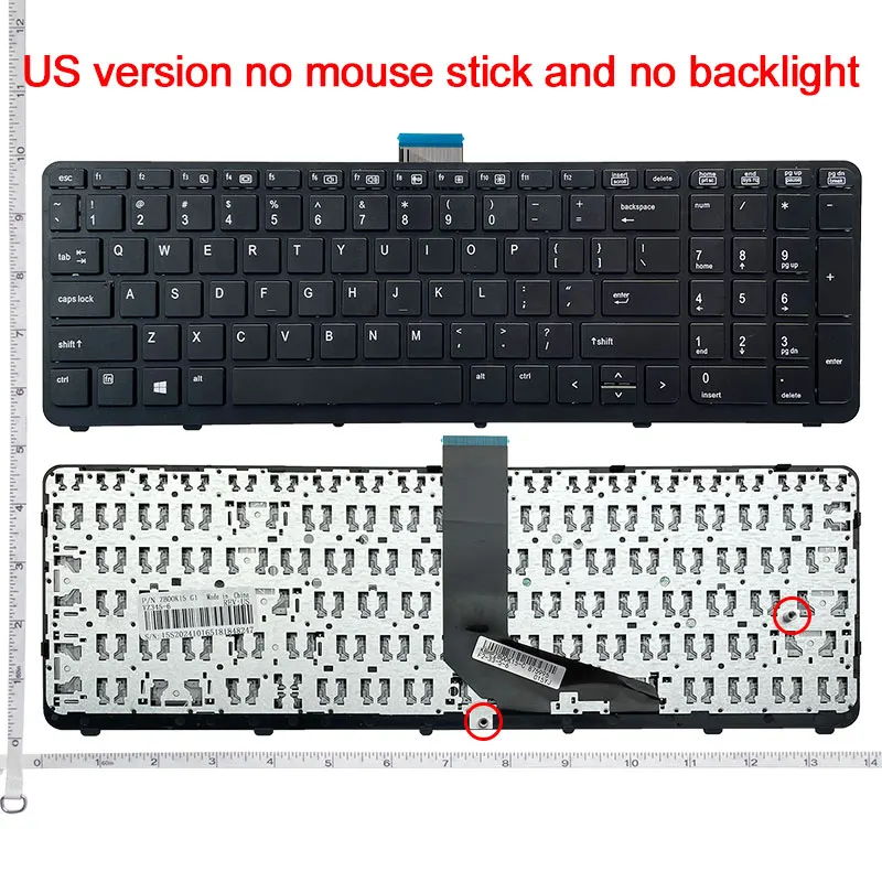 NEW English laptop keyboard FOR HP for ZBOOK 15 G1 ZBOOK 15 G2 ZBOOK 17 G1 ZBOOK 17 G2 PK130TK1A00 SK7123BL US black