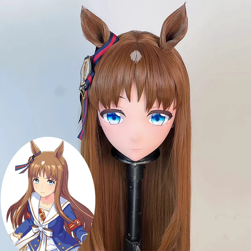 

Full headband lock Customize Full Crossdress Doll Female/Girl Cartoon Character Kig Cosplay Japanese Anime Kigurumi Masks