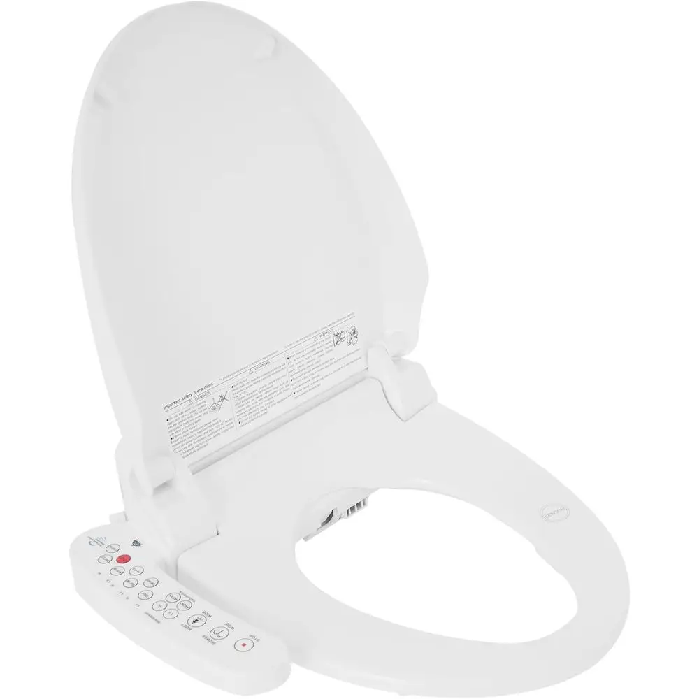 

Electric Smart Bidet Seat, Adjustable Water Temperature, IPX4 Heated Toilet Seat for Homes, Bedrooms, Companies, Hotels, AC110V