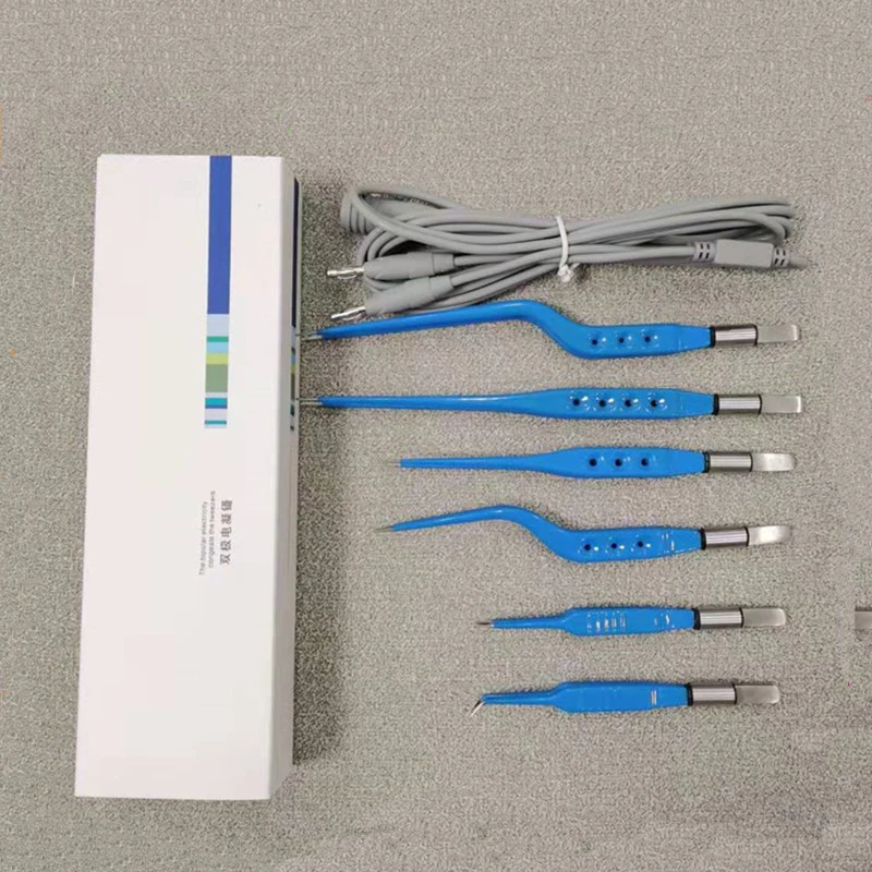 

Bipolar coagulation tweezers ophthalmic piece plug-in electrode tweezers coagulation wire electrode connection tool