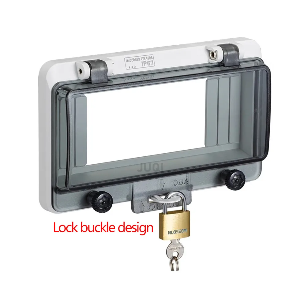 KL5 Circuit breaker transparent waterproof box window distribution box protection window cover monitoring window switch IP67