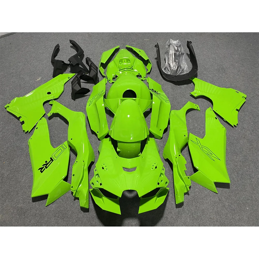 Pre-drilled ABS Injection Fairing Kit Bodywork For Kawasaki Ninja ZX-10R ZX10R 2021 2022 2023 2024 Green