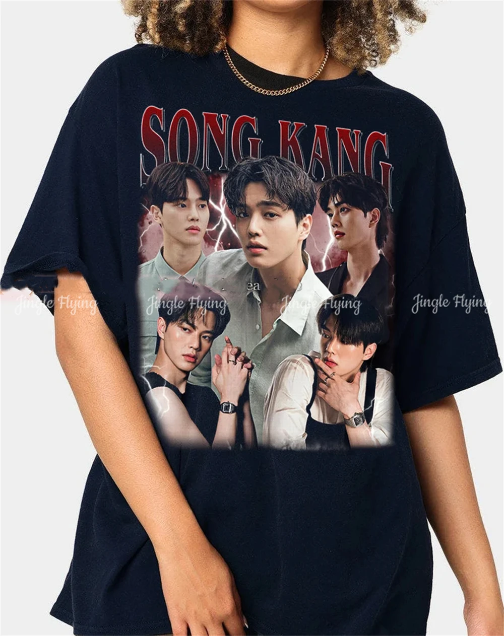 100% Cotton Limited Tee Song Kang Kdrama Korean Pop Tshirt Vintage Unisex Shirt