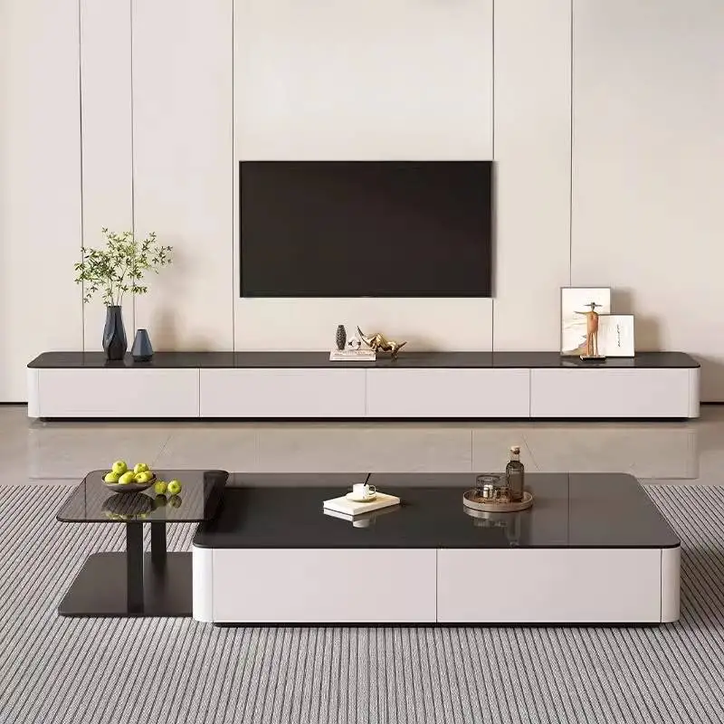 Supporti TV universali stretti Supporti TV minimalisti moderni e semplici dal design economico Mobili per televisore Lowboard Floor Mueble Para