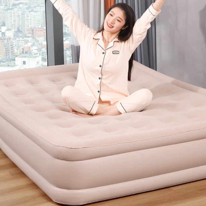 المحمولة مقاومة للرطوبة نفخ فراش قدرة تحمل عالية تنفس الهواء المراتب مريحة لوازم التخييم