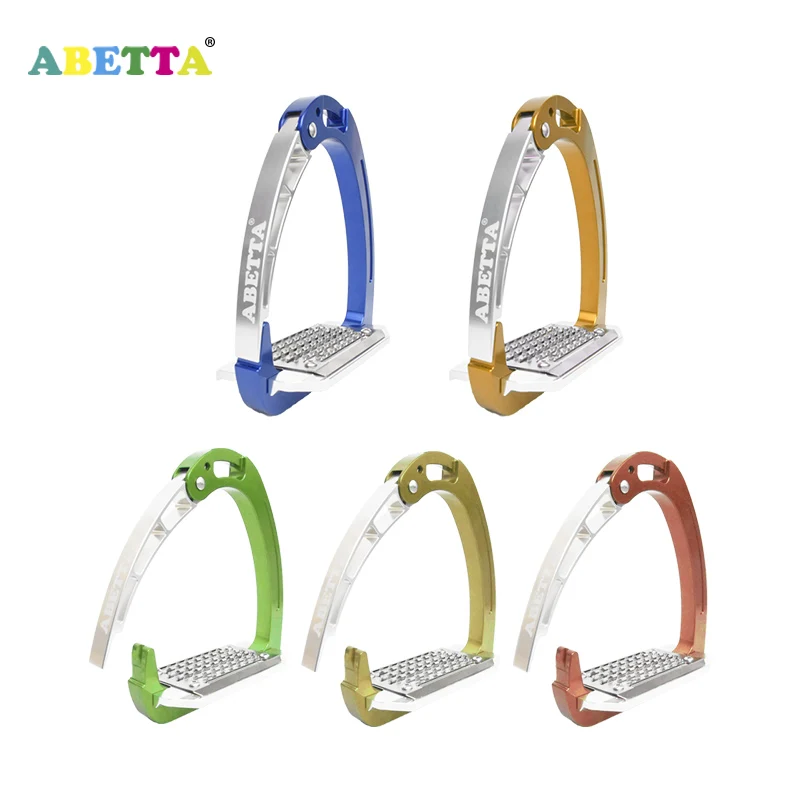 British Style Safety Open Design Equestrian Stirrups Anti-Lock Horse Riding Saddle Stirrups