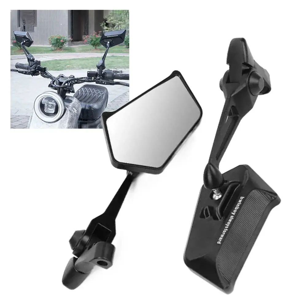 

Street King V8 Street King 8 Motorcycle Rearview Mirror Full Alloy HD Side Mirror Non-Graded Adjustable Rearview Mirror