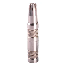New portable Nose Hair Trimmer Manual Stainless Steel Nose Hair Removal Men Shaving Razor Rotatable Ear Nose Hair Shaver