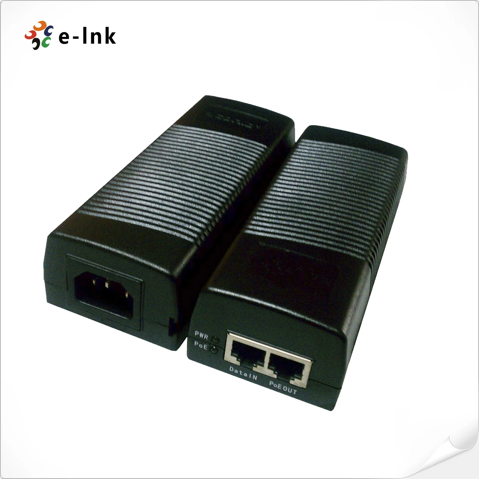 10 100 1000M Gigabit Power Over Ethernet PoE Adapter Injector Midspan