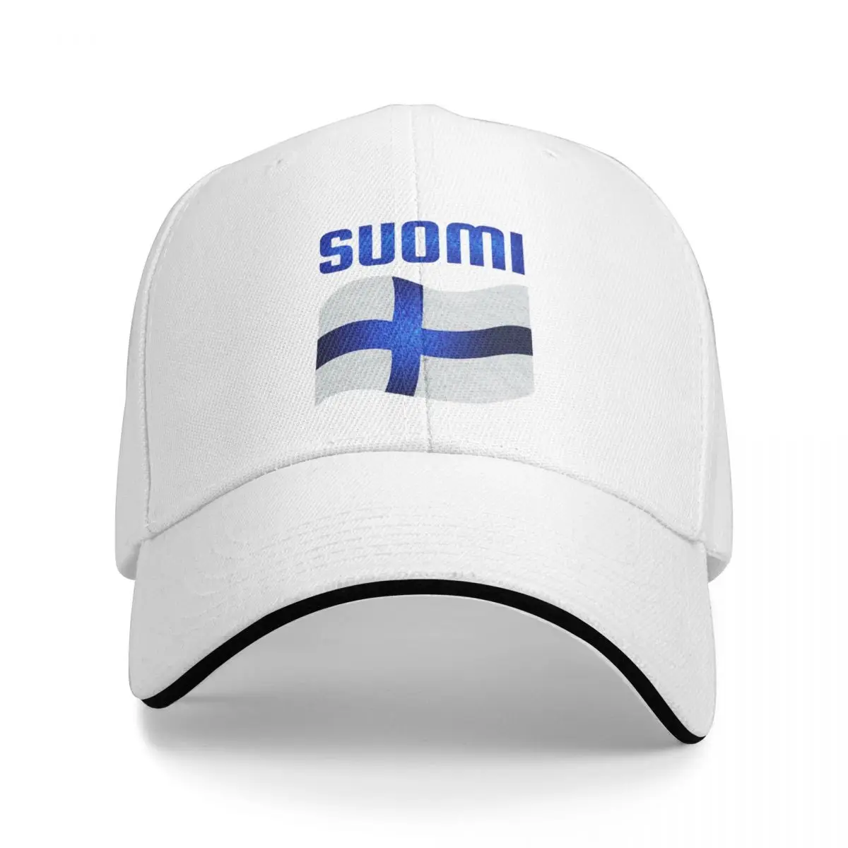 SOUMI Republiken Finland Flag Adjustable Baseball Cap For Women Spring Summer Womens Snapback Caps Casual Dad Hats