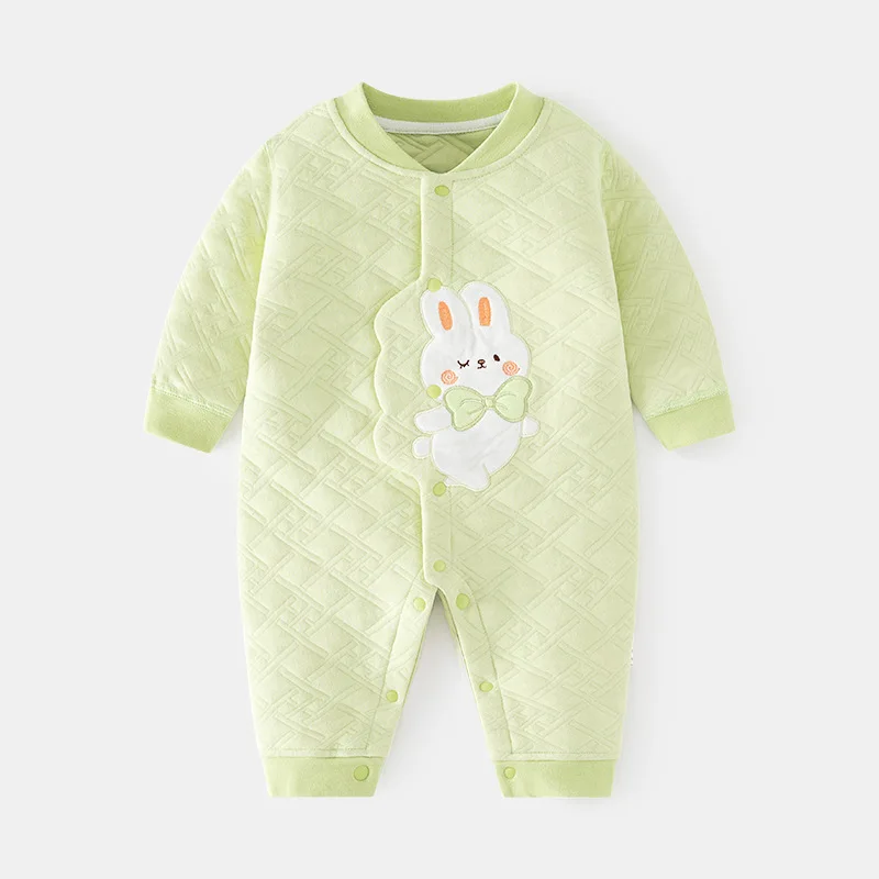 Baby warm jumpsuit for boys and girls autumn and winter boneless jumpsuit for newborns crawling suit baby clothes  아기롬퍼