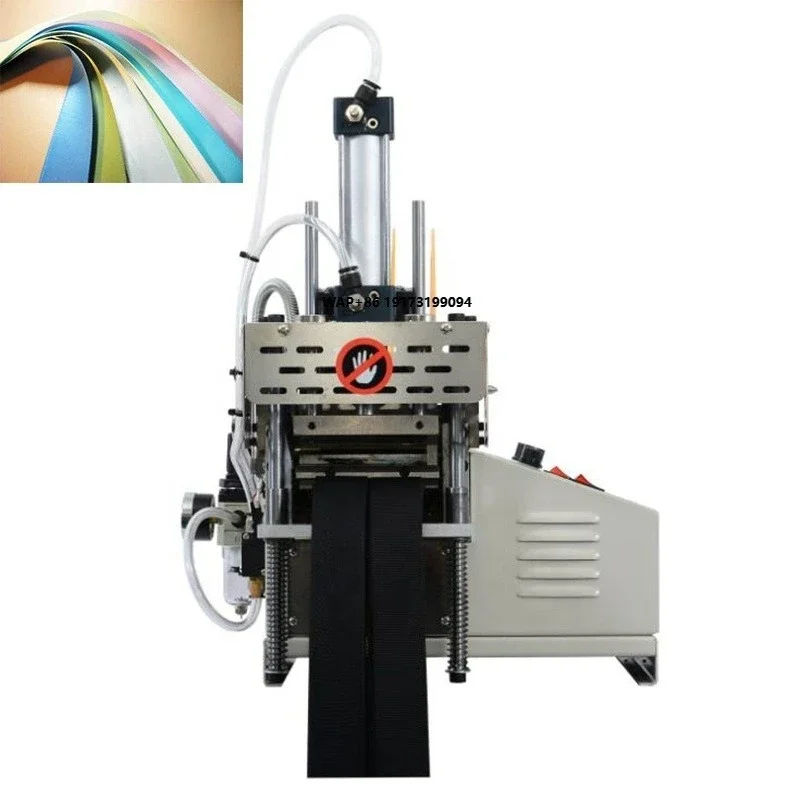 Material Receiving Satin Ribbon Cutting Machine for Earloop,lace ,elastic,zipper Ect