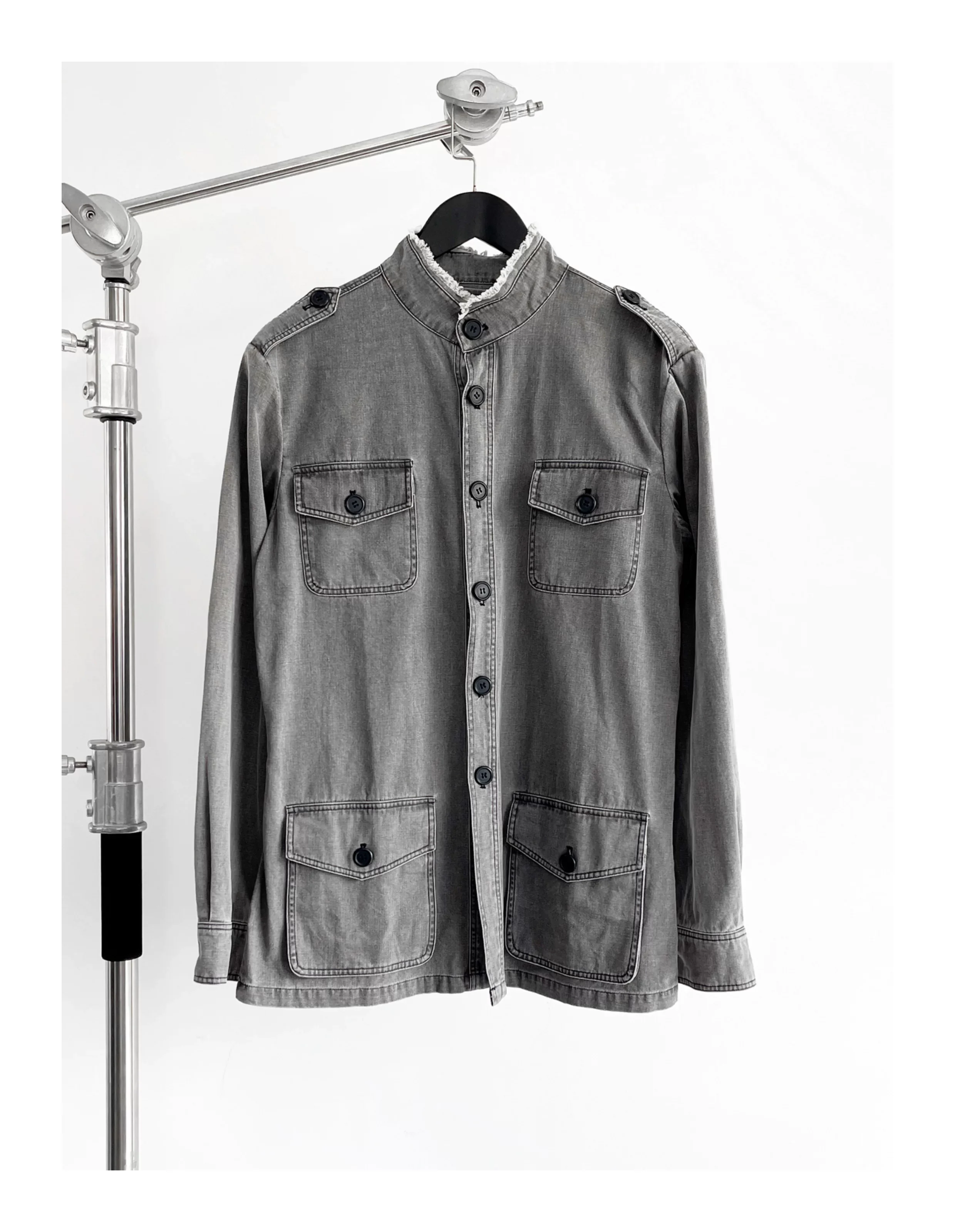 New Men Washed Siddhartha Returned Faf 04SS Bavariae Patrona Denim Baseball Coats & Jackets Abstract digital Coat Warm #456