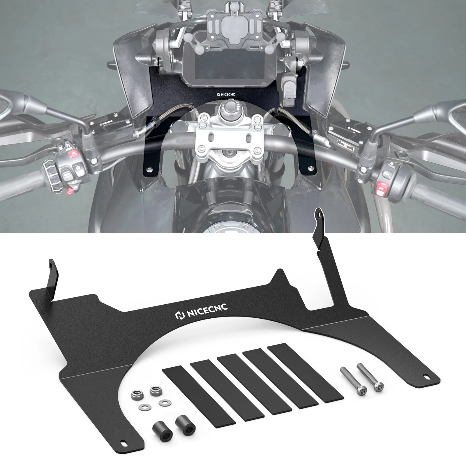 

Motorcycle Cockpit Fairing Forkshield Updraft Deflector for BMW R1250GS 2018-2023 R1200GS 2016-2018 R1200 GS R1250 GS