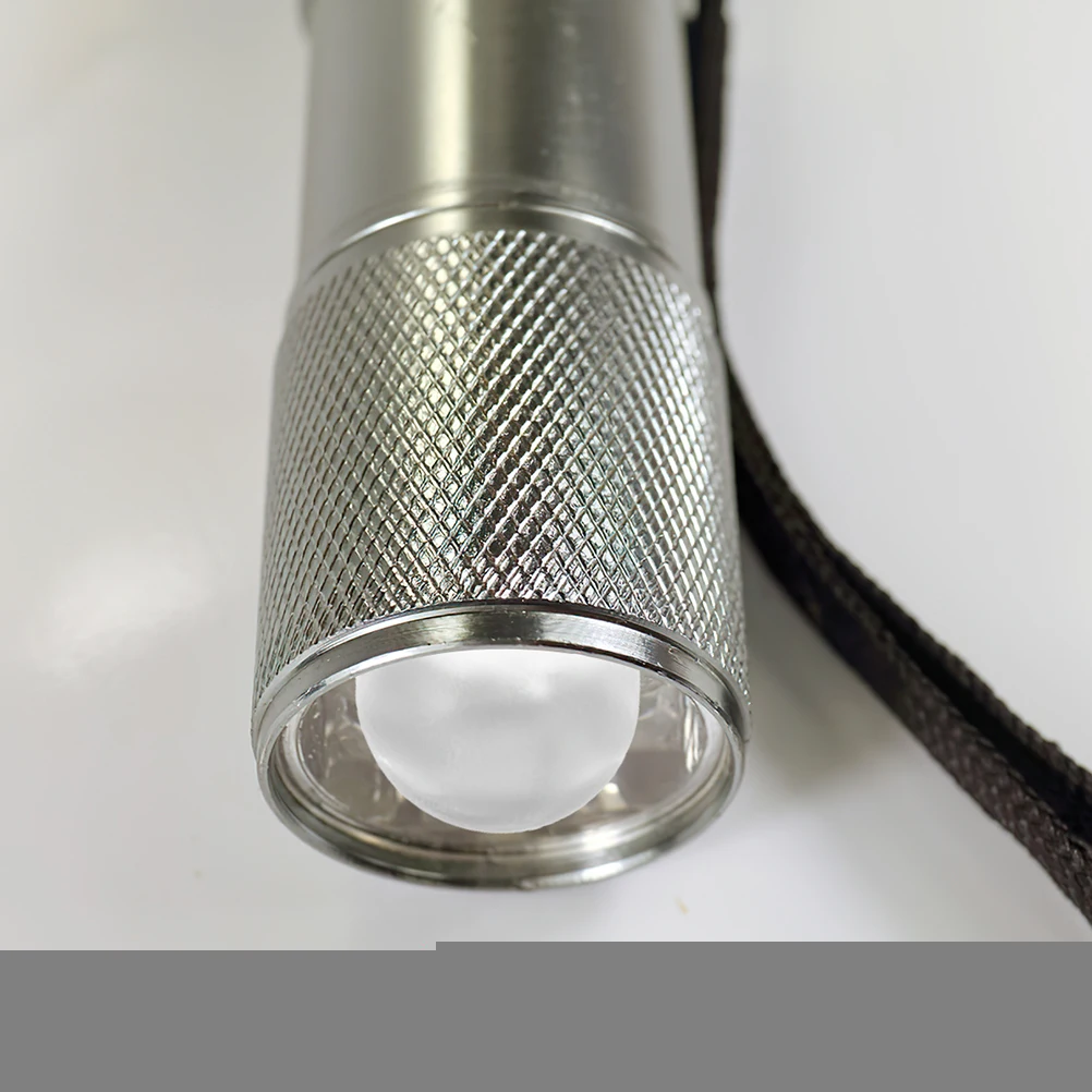 4 Pcs Flashlight Bulb Mini Bulbs for Lamp Miniature Small Screw Base LED Torch Metal