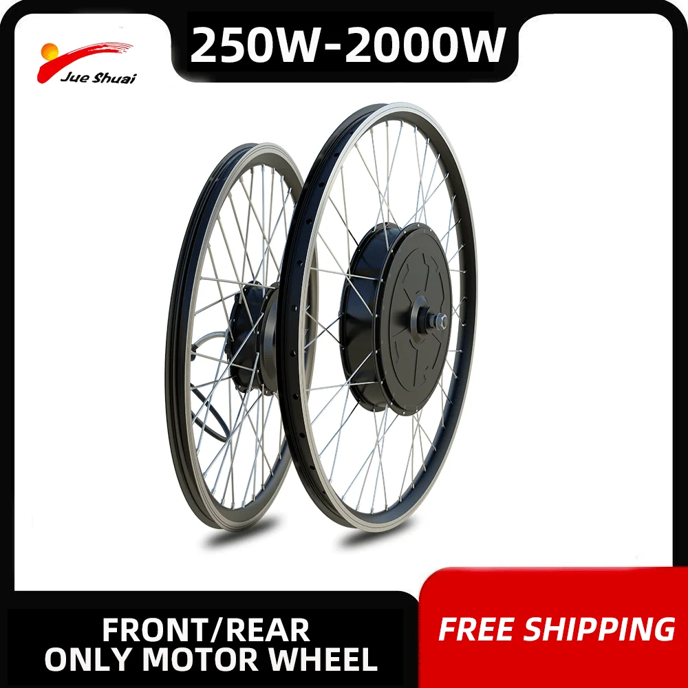 

E Bike Motor Brushless Hub Motor Wheel for Bicycle E-Bike Accessories 36V 48V 500W 2000W 20-26inch 700C Ebike Conversion Kit