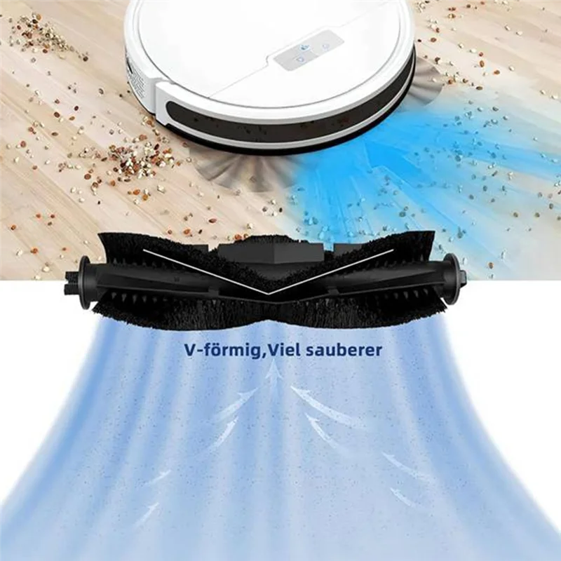 HOLIF-18PCS ل Tikom G8000 / G8000 Pro / Honiture G20 Pro جهاز آلي لتنظيف الأتربة الأسطوانة الجانب فرشاة تصفية ممسحة الملابس خرقة أجزاء #1