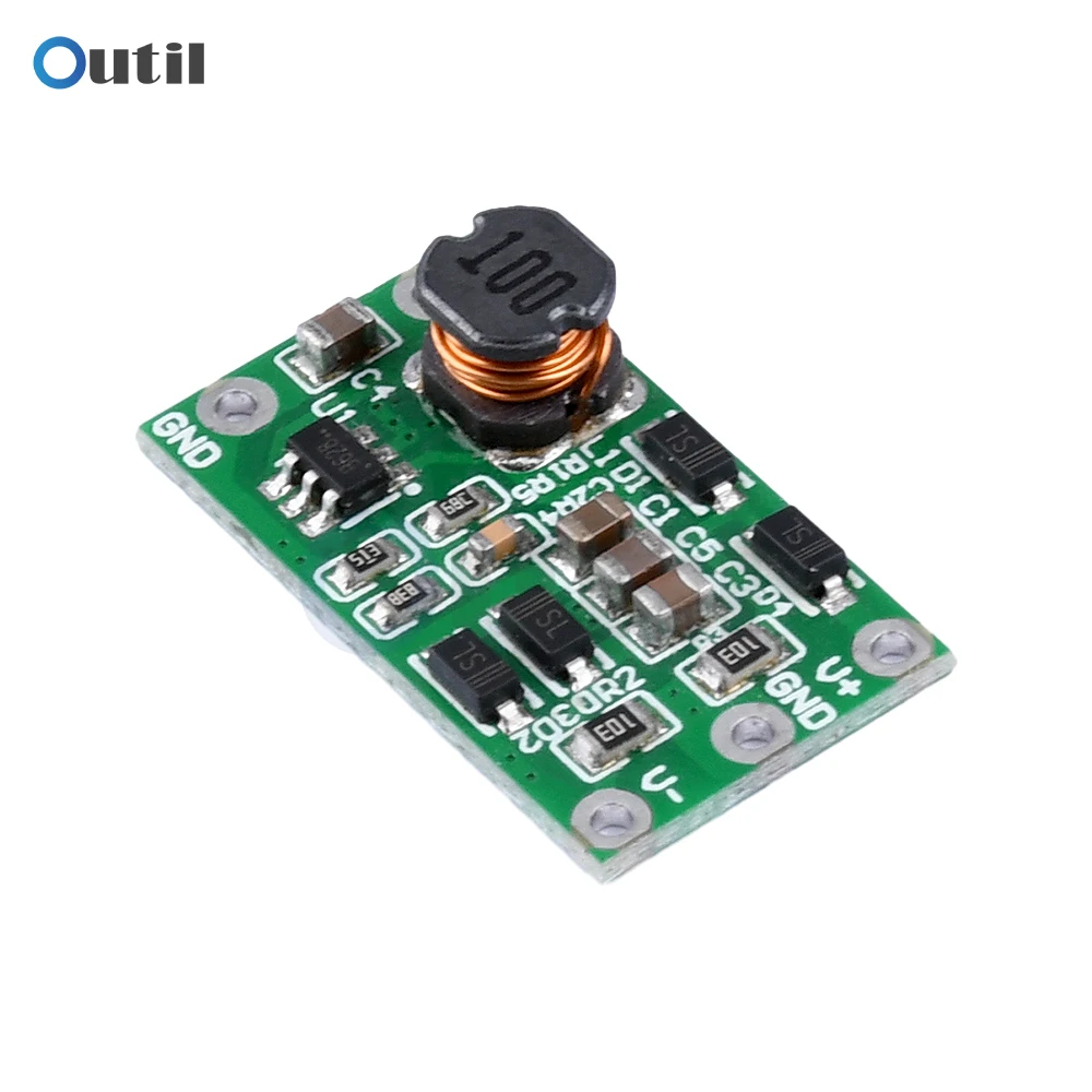 DC-DC Step-Up Positive Voltage Negative Voltage Board 3V-15V To Dual Output 5V 12V 100MA To Positive And Negative Power Supply