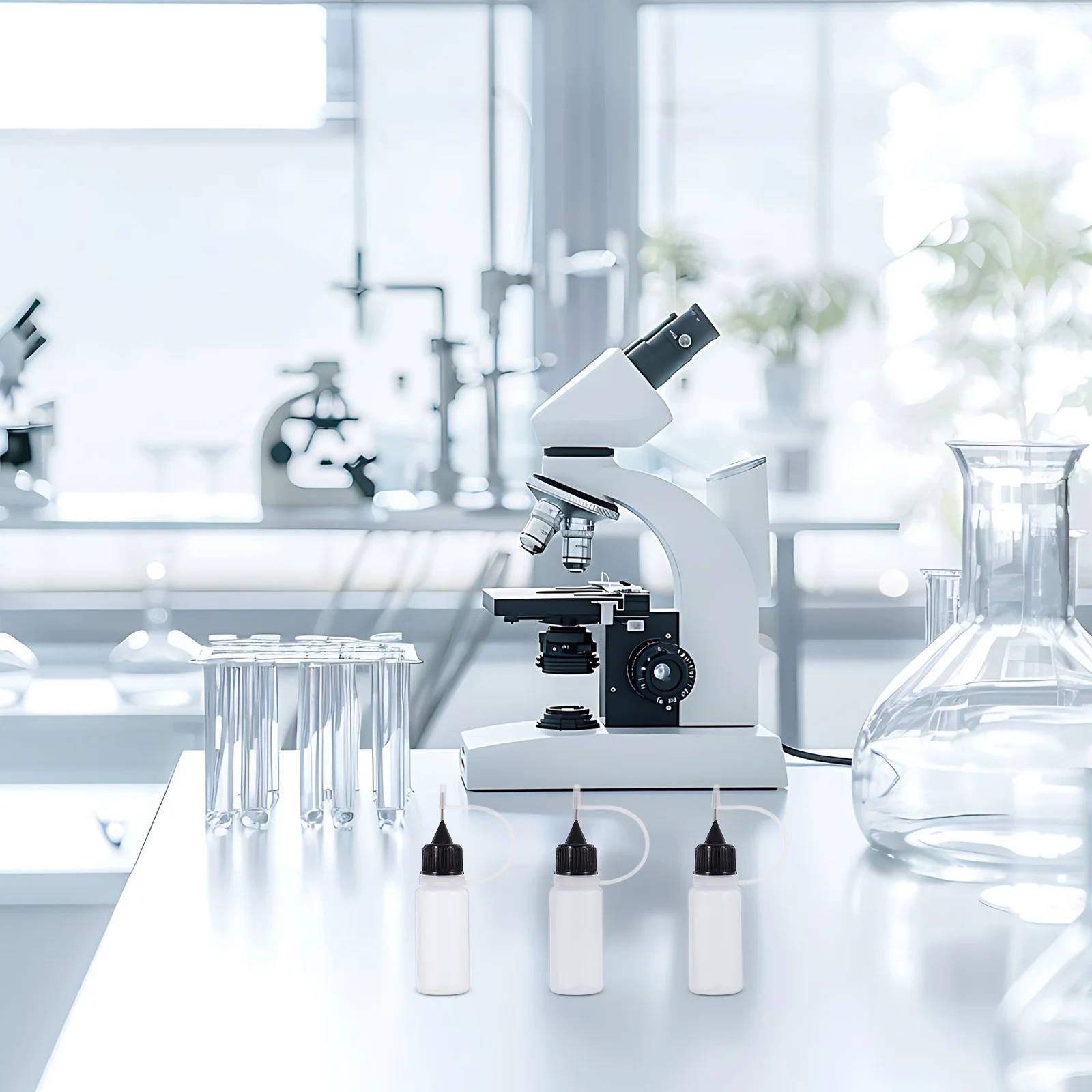 

10 pcs Squeezable Dropper Bottles Precision Nozzle Durable Plastic Lubricant Applicator For Glue Oil Paint Quilling Craft