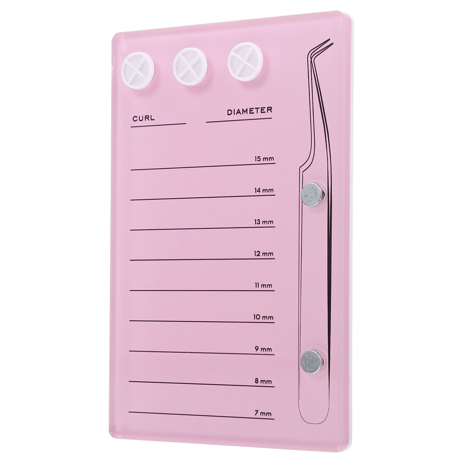 with Scale Magnetic Eyelash Board Fake Eyelashes Cosmetics Supplies Acrylic Grafting Tray Extension Tool