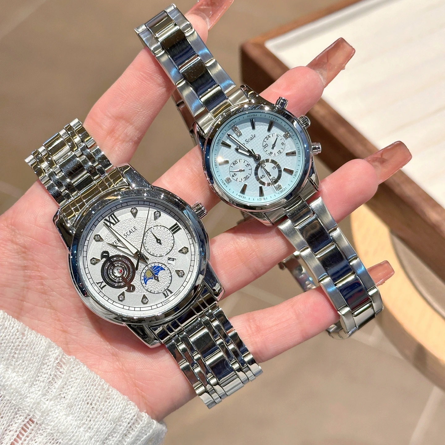 Couple Watch Gift Set Luxury Fashion Casual Companion Table Temperament Exquisite Lovers Quartz Table Daily Casual Watch Set