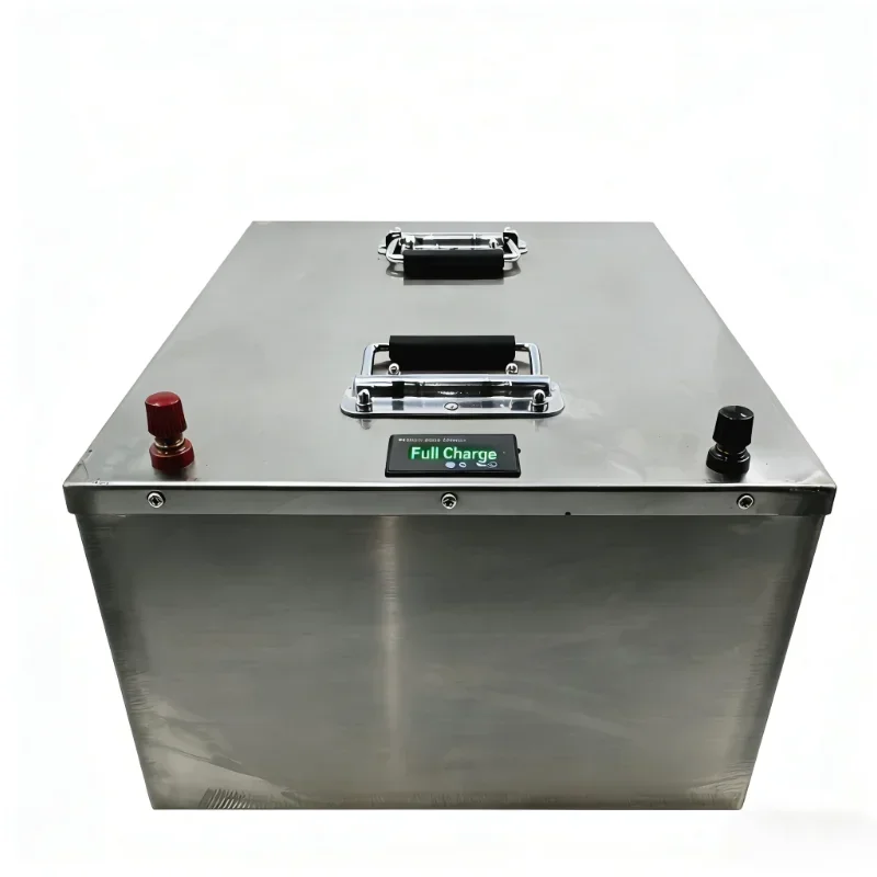 24V Deep Cycle LiFePO4 Battery Pack 100Ah to 500Ah Rechargeable Storage Battery With Built-in Bluetooth BMS Customizable