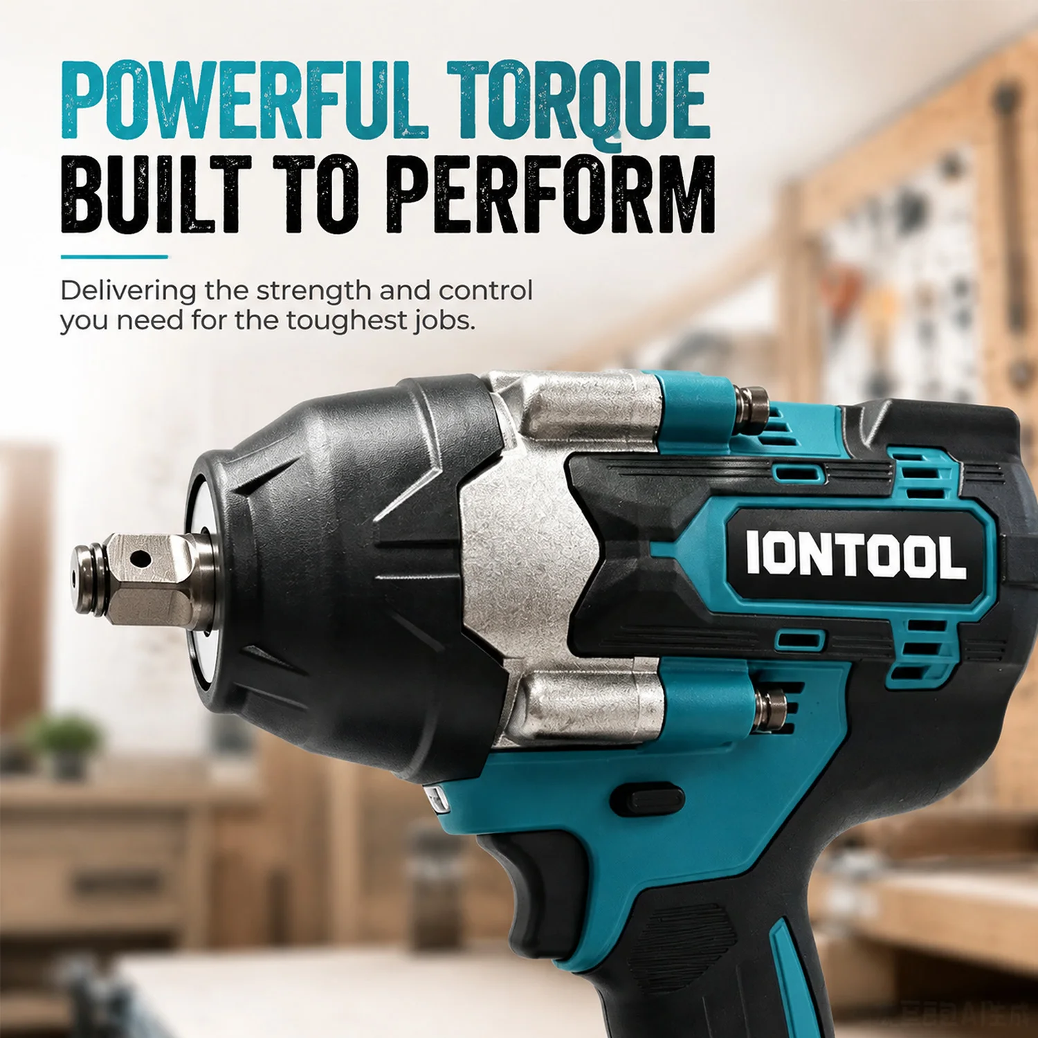 IONTOOL DTW700 Handheld Cordless Impact Wrench 700N 1/2